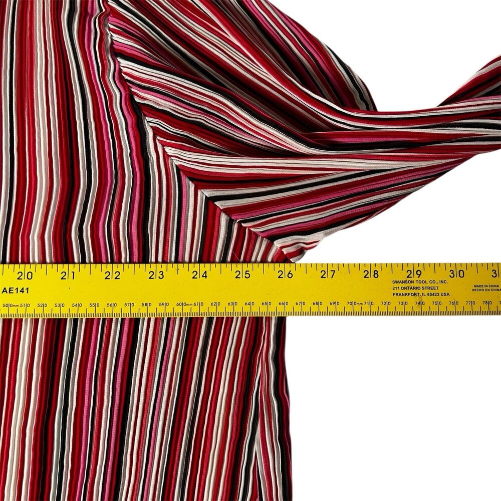 Cato Woman Size 22/24W Long Sleeve Button- front Crinkle Polyester Top - Picture 7 of 9